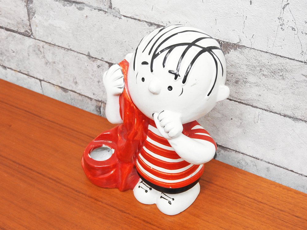ホールマーク Hallmark ピーナッツ PEANUTS キャンドルホルダー ライナス 1970s USビンテージ Vintage ●