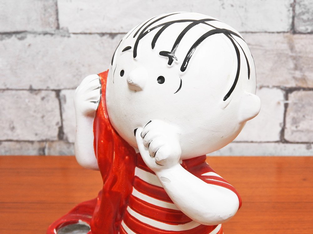 ホールマーク Hallmark ピーナッツ PEANUTS キャンドルホルダー ライナス 1970s USビンテージ Vintage ●