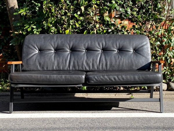 アクメファニチャー ACME Furniture グランビュー GRANDVIEW SOFA 2P ソファ ブラック オイルレザー 別注カラー ■