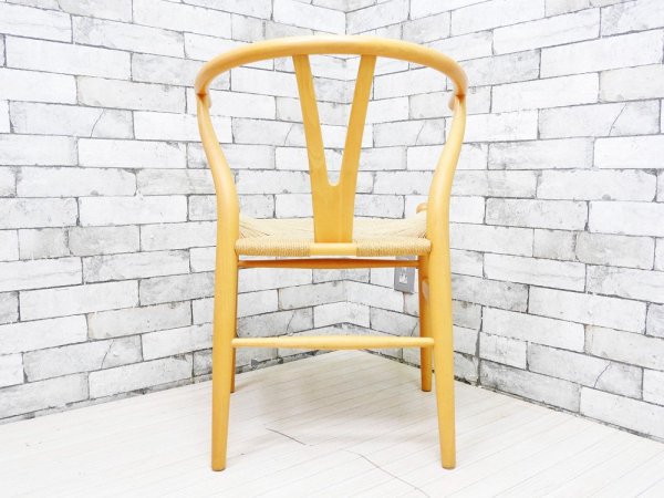 カールハンセン＆サン Carl Hansen & Son CH24 Yチェア ハンス・J・ウェグナー Hans J. Wegner ビーチ材 ラッカー仕上げ 日本仕様サイズ 北欧家具 ●