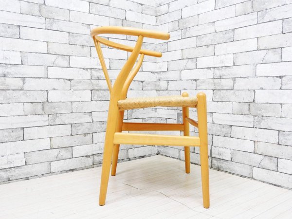 カールハンセン＆サン Carl Hansen & Son CH24 Yチェア ハンス・J・ウェグナー Hans J. Wegner ビーチ材 ラッカー仕上げ 日本仕様サイズ 北欧家具 ●