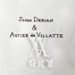 アスティエ・ド・ヴィラット ASTIER de VILLATTE ジョン・デリアンJOHN DERIAN ローズセントフォリア 薔薇 ティーポット ■