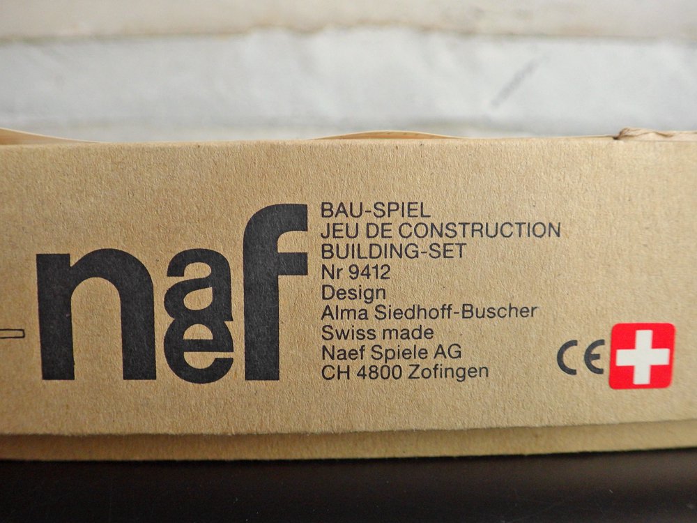 ネフ Naef Spielkultur バウハウス バウスピール Bauhaus Bauspiel アルマ・ジートホフ・ブッシャー 積み木 知育玩具 箱付き スイス ♪