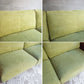 ヒラシマ HIRASHIMA カラメッラ カウンターソファ CARAMELLA Counter Sofa 189 Kaplis water lily ウォールナット無垢材 定価 \462,000- ♪