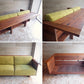 ヒラシマ HIRASHIMA カラメッラ カウンターソファ CARAMELLA Counter Sofa 189 Kaplis water lily ウォールナット無垢材 定価 \462,000- ♪