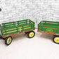 ジョンディア JOHN DEERE 木製カート ステークワゴン Stake Wagon 2連 インダストリアル アクメ取扱 USビンテージ ガーデニング 子供玩具 ●