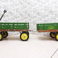 ジョンディア JOHN DEERE 木製カート ステークワゴン Stake Wagon 2連 インダストリアル アクメ取扱 USビンテージ ガーデニング 子供玩具 ●