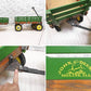ジョンディア JOHN DEERE 木製カート ステークワゴン Stake Wagon 2連 インダストリアル アクメ取扱 USビンテージ ガーデニング 子供玩具 ●