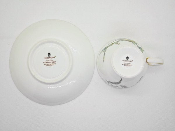 ウェッジウッド WEDGWOOD ハミングバード HUMMING BIRDS コーヒーカップ&ソーサー C&S ハチドリ 英国 ♪