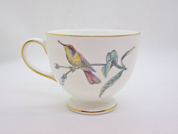 ウェッジウッド WEDGWOOD ハミングバード HUMMING BIRDS コーヒーカップ&ソーサー C&S ハチドリ 英国 ♪