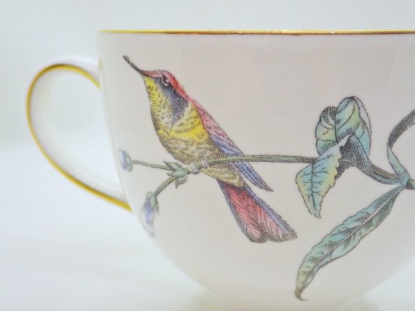 ウェッジウッド WEDGWOOD ハミングバード HUMMING BIRDS コーヒーカップ&ソーサー C&S ハチドリ 英国 ♪