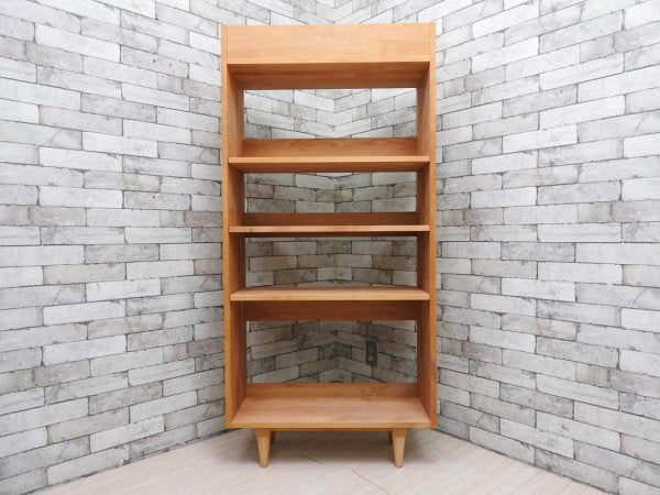 モモナチュラル Momo Natural コモシェルフ COMO SHELF L アルダー材 定価￥59,400- ●