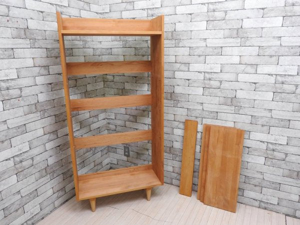 モモナチュラル Momo Natural コモシェルフ COMO SHELF L アルダー材 定価￥59,400- ●