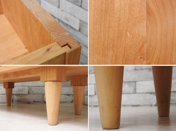 モモナチュラル Momo Natural コモシェルフ COMO SHELF L アルダー材 定価￥59,400- ●