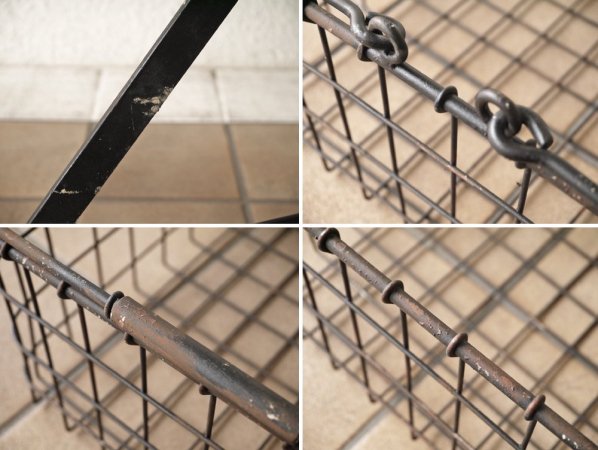 ダルトン DULTON デュアルバスケットカート DUAL BASKET CART 未使用品 インダストリアルデザイン 廃番 ◇