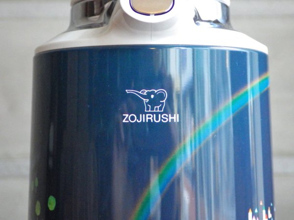 象印 ZOJIRUSHI ハミルポット 魔法瓶 1L 虹と長ぐつ 藤城清治 美品 箱付 昭和レトロ ♪