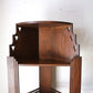 アールデコ artdeco ビンテージ 木製コーナーキャビネット Vintage corner cabinet シェルフ 本棚 飾り棚 ◎