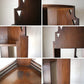 アールデコ artdeco ビンテージ 木製コーナーキャビネット Vintage corner cabinet シェルフ 本棚 飾り棚 ◎