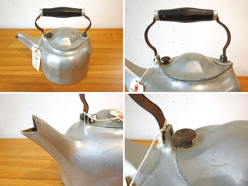 US ビンテージ グリスウォルド Griswold コロニアル colonial ケトル  6QT 5.68 L アルミ製 やかん 店舗什器 インテリア ACME取扱 ★