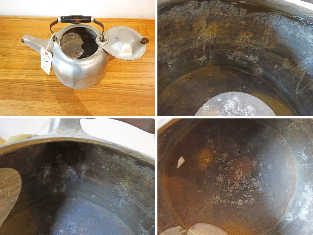 US ビンテージ グリスウォルド Griswold コロニアル colonial ケトル  6QT 5.68 L アルミ製 やかん 店舗什器 インテリア ACME取扱 ★