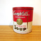 US ビンテージ キャンベル Campbell's トマトスープ 缶 SOUP トラッシュボックス アンディ ウォーホル CHEINCO 店舗什器 ★
