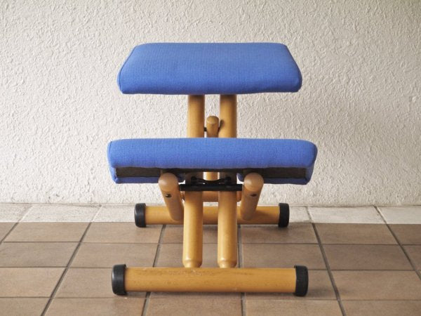 ストッケ STOKKE マルチバランス MALTI balans バランスチェア 学習椅子 ブルー 北欧 ノルウェー ◇