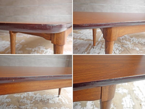 バートンファニチャー BARTON FURNITURE ローテーブル コーヒーテーブル デコラトップ USビンテージ
 ミッドセンチュリー ♪