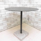 ヘイ HAY テラゾー TERRAZZO TABLE ROUND ラウンドテーブル カフェテーブル Φ70cm チャコール × ホワイト 人工大理石 デンマーク 北欧家具 ●