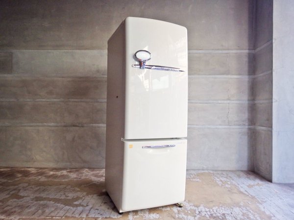 ナショナル National ウィル WiLL フリッジミニ FRIDGE mini パーソナルノンフロン冷凍冷蔵庫 ホワイト 廃盤 2004年製 162L エッグスタンド・製氷皿付き ♪