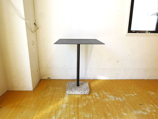 ヘイ HAY テラゾー TERRAZZO TABLE スクエアテーブル カフェテーブル W60cm チャコール × グレー 人工大理石 デンマーク 北欧家具 ★