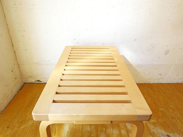 アルテック artek 153B ベンチ アルヴァ アアルト Alvar Aalto バーチ材 ナチュラル 80周年記念モデル 北欧家具 フィンランド ★