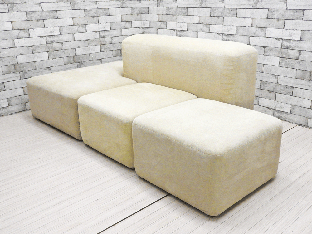 イデー IDEE サロンソファ SALON SOFA 3点セット ファブリック 定価約￥370,000-以上 ●