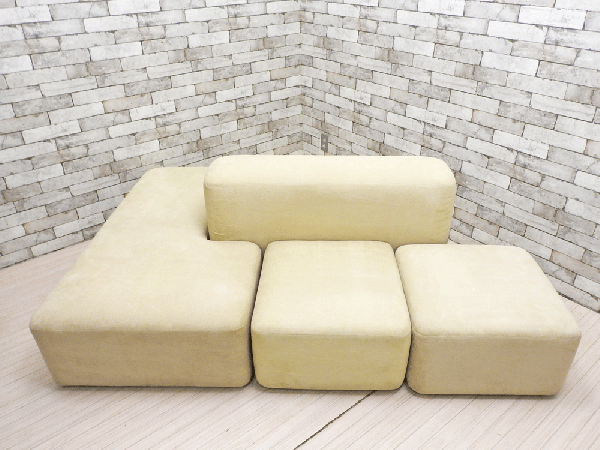 イデー IDEE サロンソファ SALON SOFA 3点セット ファブリック 定価約￥370,000-以上 ●