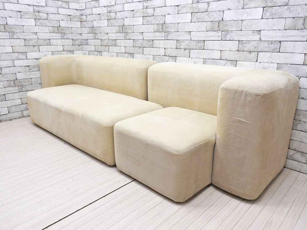 イデー IDEE サロンソファ SALON SOFA 2点セット ファブリック 定価約￥487,000-以上 ●