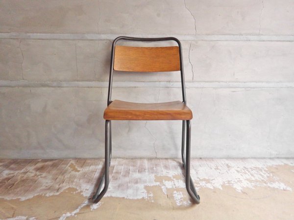 ウニコ unico ラボラ LABORA ダイニングチェア アカシア無垢材 × アイアン インダストリアルスタイル ♪