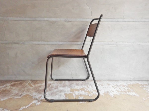 ウニコ unico ラボラ LABORA ダイニングチェア アカシア無垢材 × アイアン インダストリアルスタイル ♪