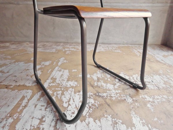 ウニコ unico ラボラ LABORA ダイニングチェア アカシア無垢材 × アイアン インダストリアルスタイル ♪