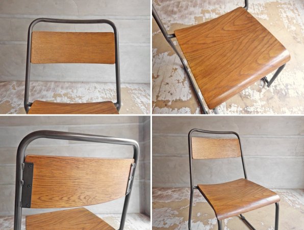 ウニコ unico ラボラ LABORA ダイニングチェア アカシア無垢材 × アイアン インダストリアルスタイル ♪