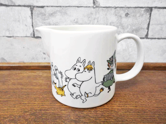 アラビア ARABIA ムーミン Moomin ミルクピッチャー ハッピーファミリー Happy Family 1995-2001 希少廃番品 ●