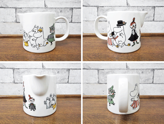 アラビア ARABIA ムーミン Moomin ミルクピッチャー ハッピーファミリー Happy Family 1995-2001 希少廃番品 ●