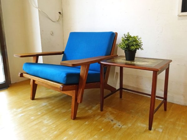 ゲタマ GETAMA ハンス・J・ウェグナー Hans J.Wegner GE370 1シーターソファ イージーチェア オーク無垢材 デンマーク 北欧ビンテージ ★