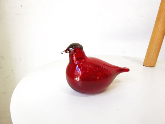 イッタラ iittala イッタラバード リトルターン Little tern コアジサシ オイバ トイッカ Oiva Toikka 廃盤 レッド ★