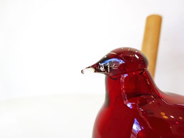 イッタラ iittala イッタラバード リトルターン Little tern コアジサシ オイバ トイッカ Oiva Toikka 廃盤 レッド ★