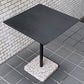 ヘイ HAY テラゾー TERRAZZO TABLE スクエアテーブル カフェテーブル W60cm チャコール × グレー 人工大理石 デンマーク 北欧 ミニマル モダン 屋外使用可 ■