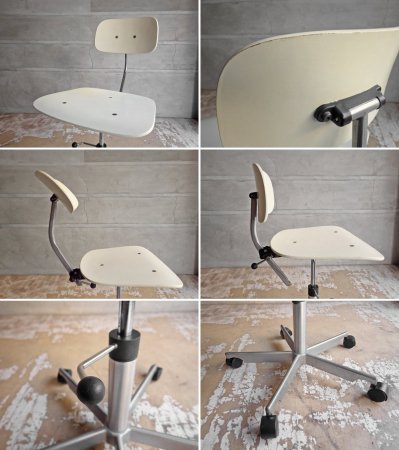 フリッツハンセン Fritz Hansen ケヴィチェア KEVI CHAIR 5本脚 リペイント ホワイト ヨルゲン ラスムセン Jorgen Rasmussen 1992年製 デンマーク  ♪