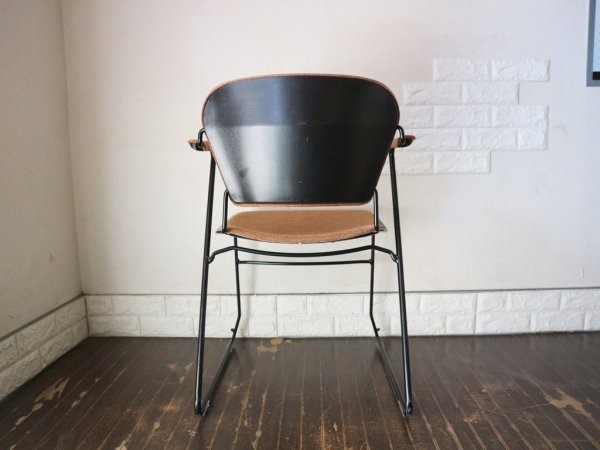 Krueger International ペリー スタッキングチェア Perry Chair ハーフアームチェア USヴィンテージ チャールズ O. ペリー デザイン A ◎