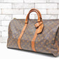 ルイヴィトン LOUIS VUITTON キーポル50 Keepall モノグラム ボストンバッグ MB0940 ブラウン made in France ●