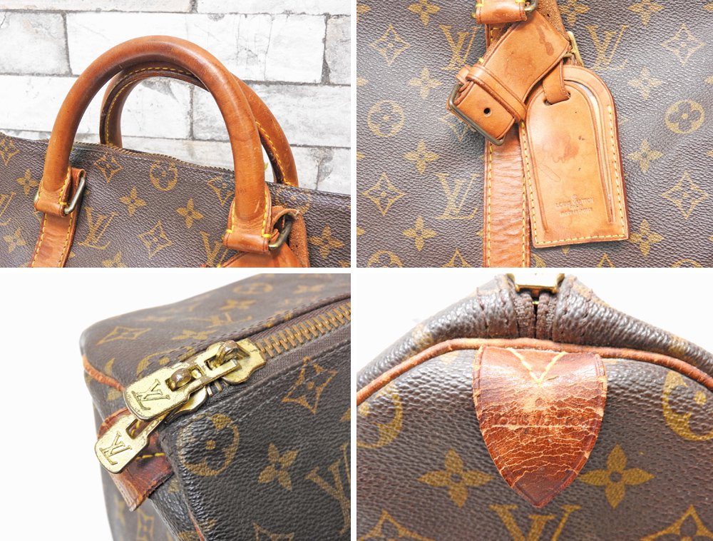 ルイヴィトン LOUIS VUITTON キーポル50 Keepall モノグラム ボストンバッグ MB0940 ブラウン made in France ●