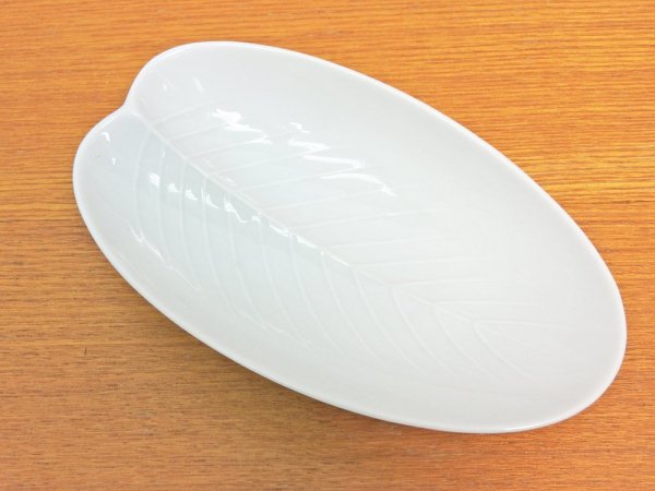 ローゼンタール Rosenthal カレリア Karelia リーフ Leaf プレート 中 6点セット タピオ・ウィルカラ Tapio Wirkkala 白磁 ドイツ ビンテージ C ●