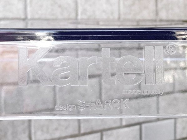 カルテル Kartell ワンモア 65 ONE MORE ゴースト Ghost ハイチェア カウンタースツール クリスタル フィリップ・スタルク A ■